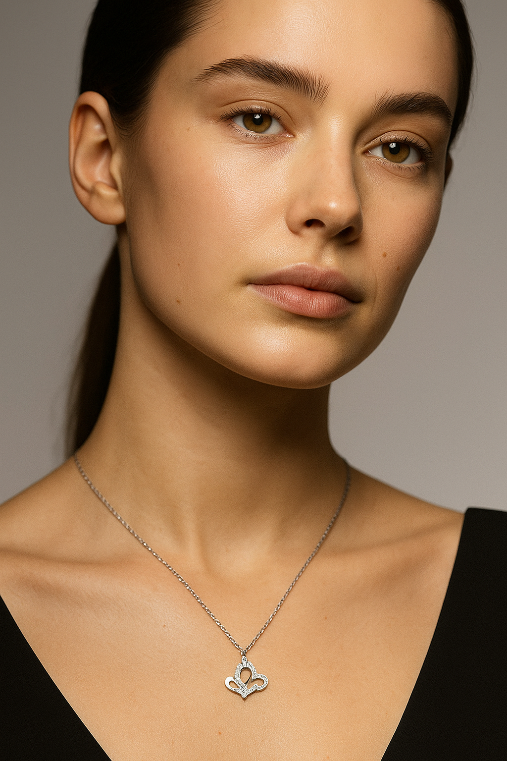 Heart Necklace – Stainless Steel 